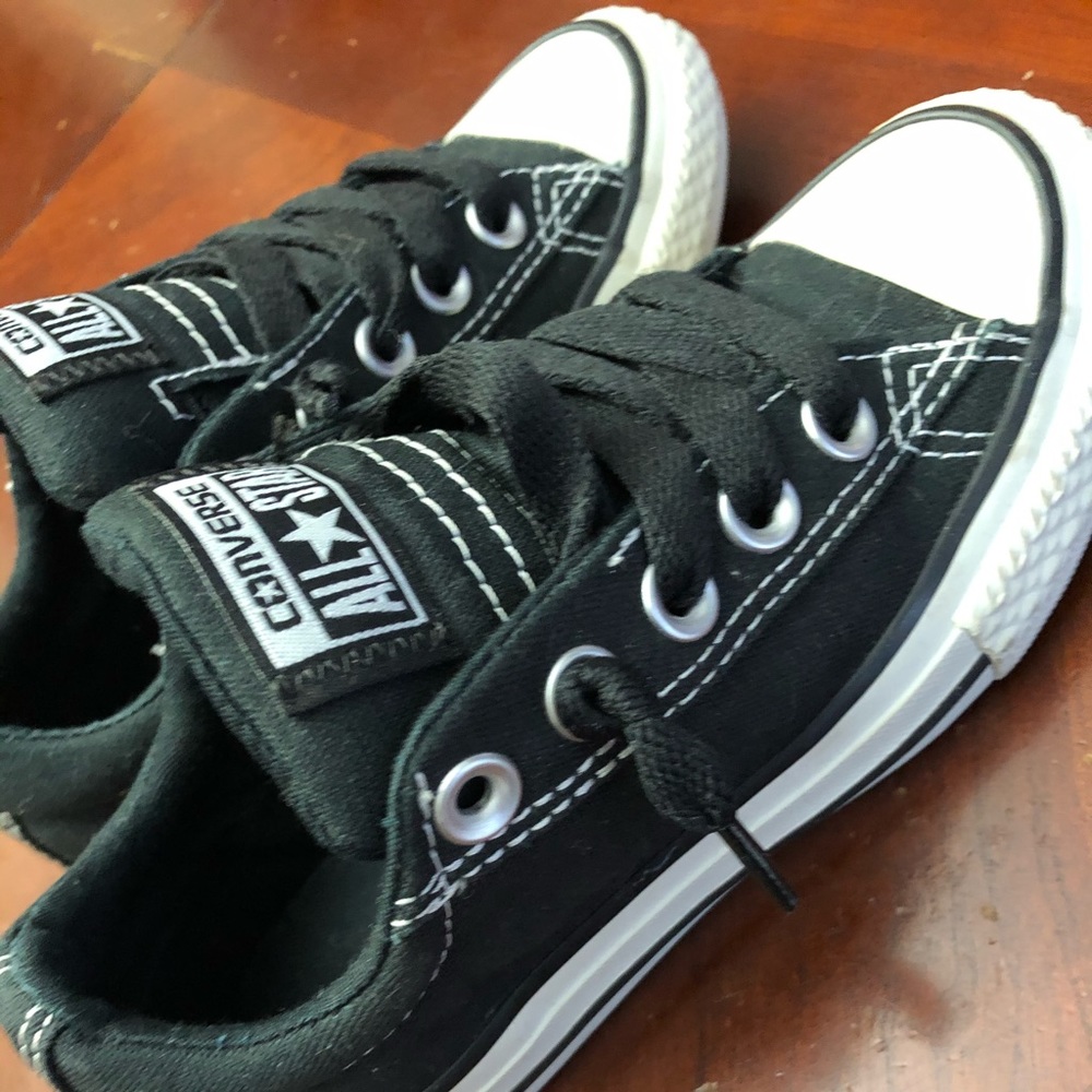 Converse All Star Chuck Taylor Black Kids Shoes 12